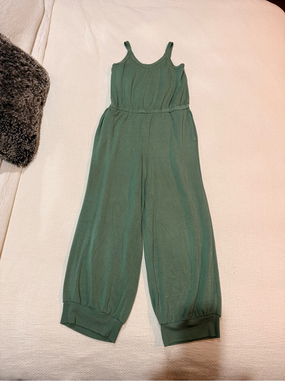 Stateside women’s Green Wide-Leg Jumpsuit, size M